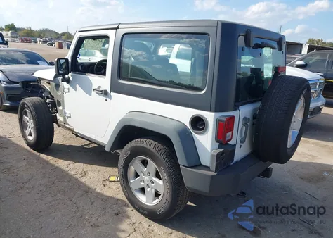2012 Jeep Wrangler Sport z USA, uszkodzony, nr VIN 1C4AJWAG2CL285769